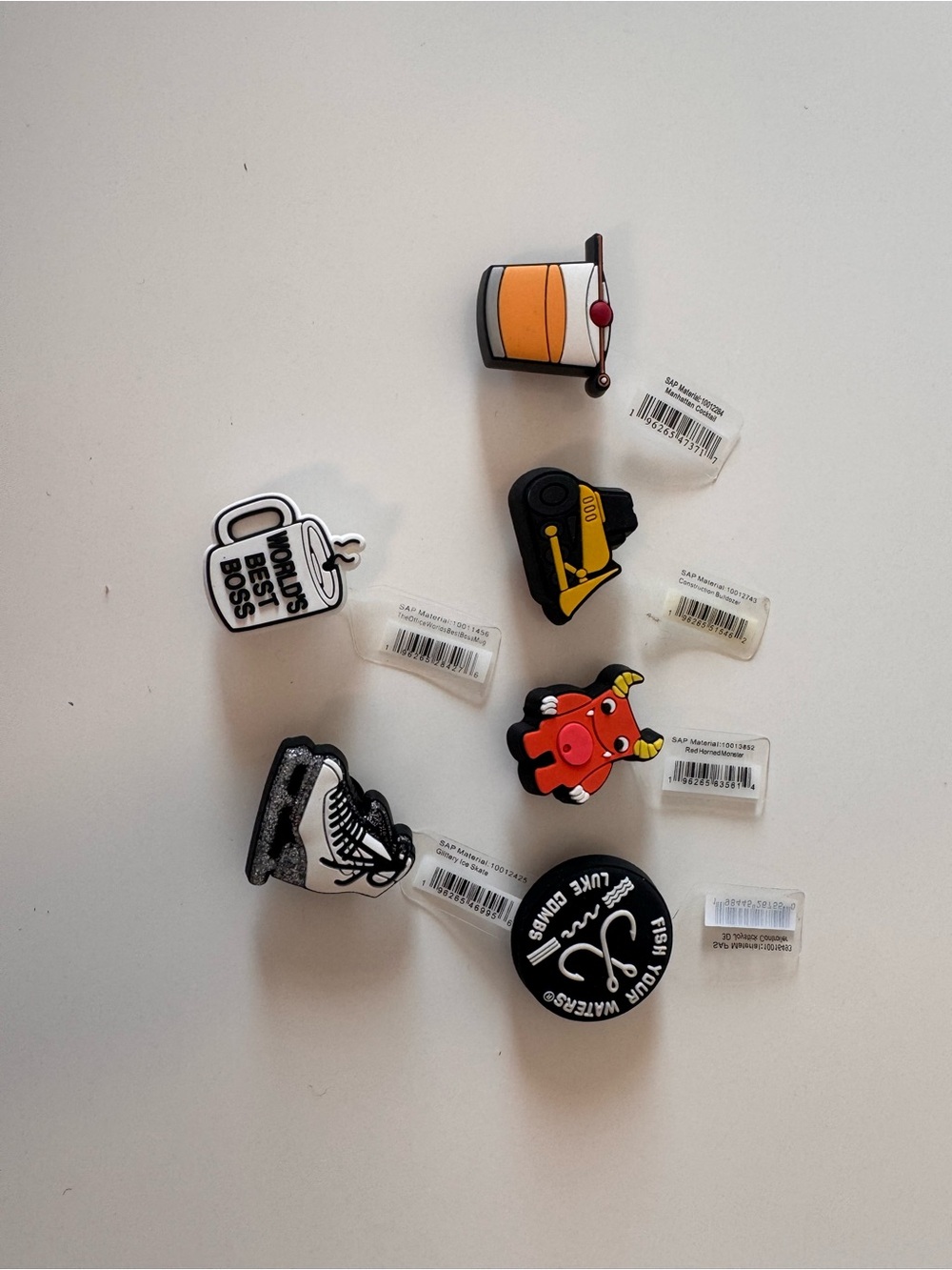 NEW Bundle of 6 Croc Charms / Jibbitz - Assorted Fun Icons